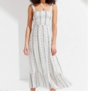 UO Tiered midi dress